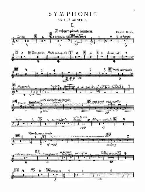 Small Side Drum/Tam-Tam