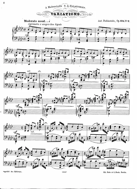 2. Variations