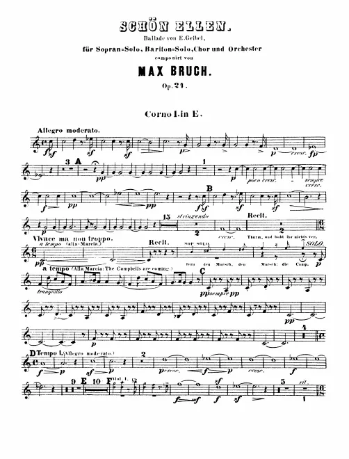 Horn 1, 2, 3, 4 (E/D)