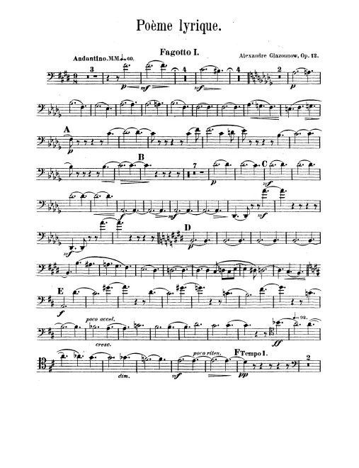 Bassoon 1, 2