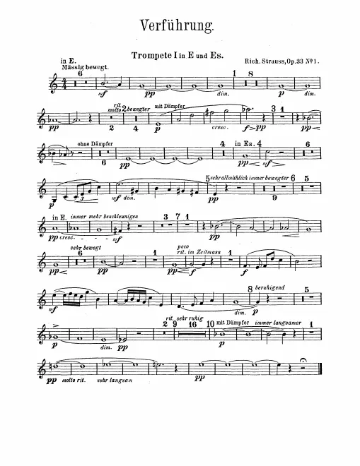 Trumpet 1, 2, 3 (E/E♭/C/B♭)