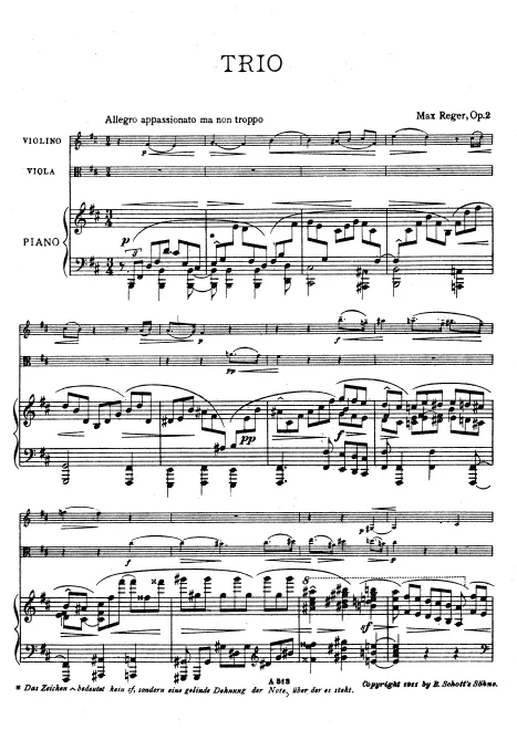 Piano Score and String Parts