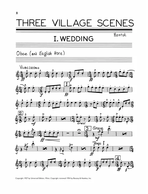 Oboe (also English Horn)