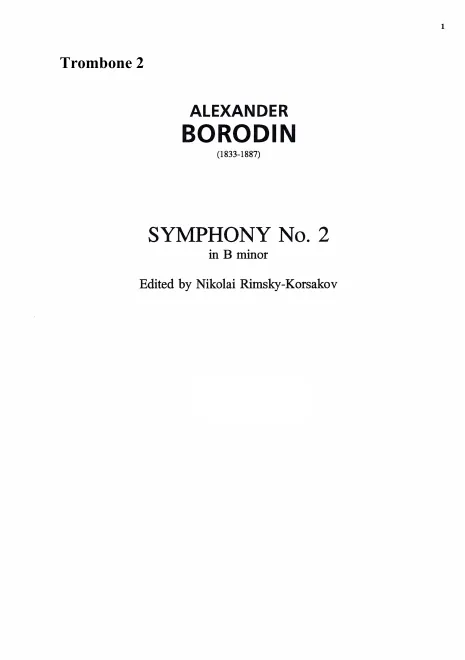 Trombone 2 (tenor clef)