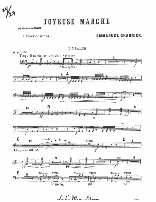 Timpani/Percussion
