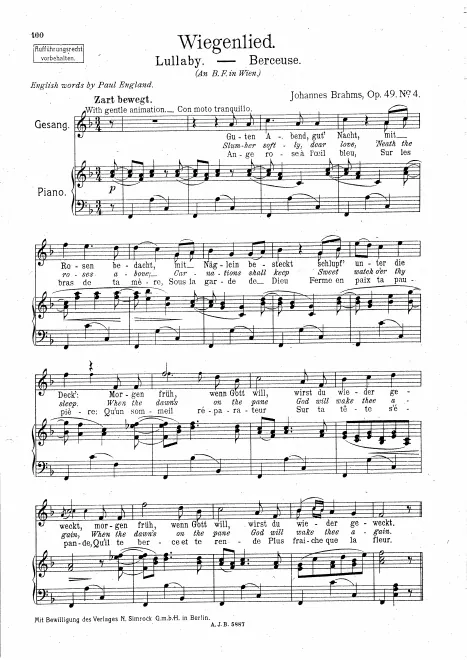 4. Wiegenlied (F major)