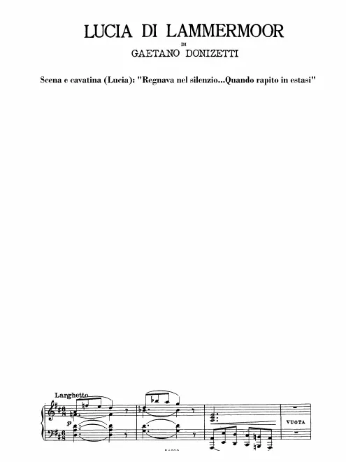 Complete Score (Original key)