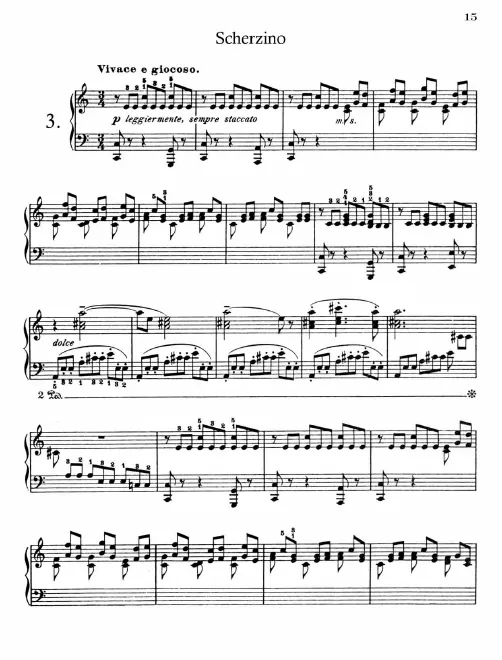 3. Scherzino