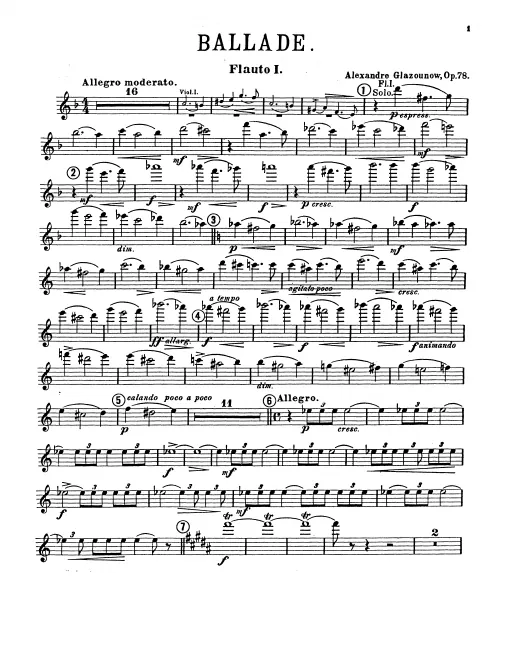 Flute 1, 2, 3/Piccolo