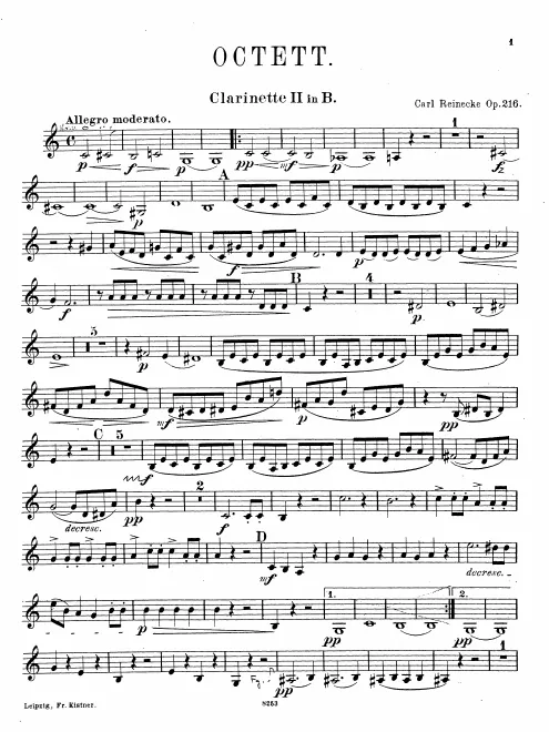 Clarinet 2 (B♭)