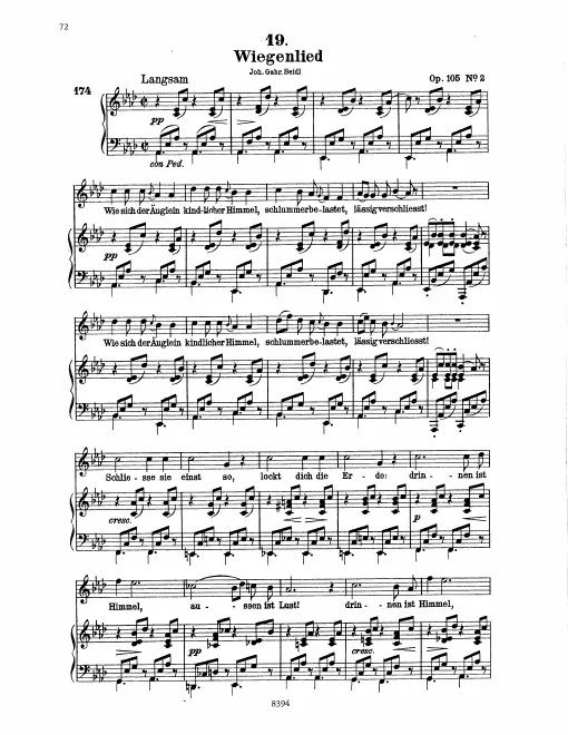 Complete Score (Original / High Voice, A♭ major)