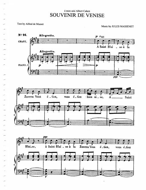 Complete Score (A Major: medium voice and piano)