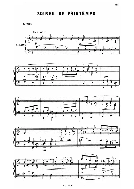 14. Soirée de printemps