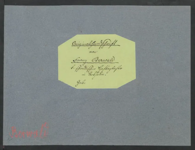 Autograph first page