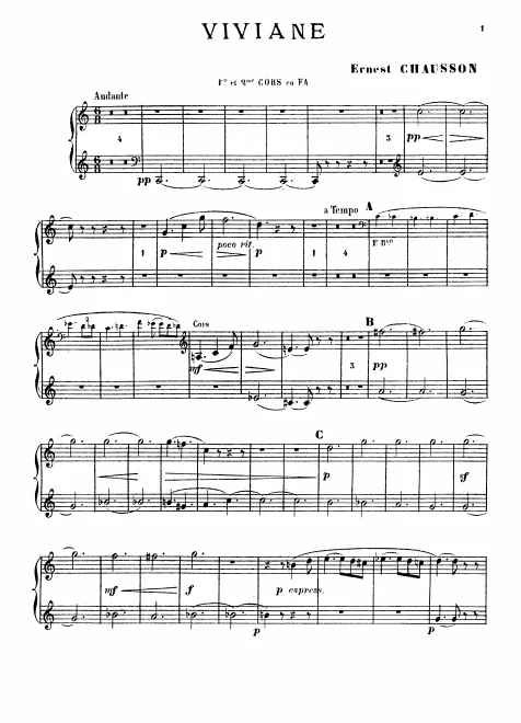 Horn 1/2, 3/4 (F)