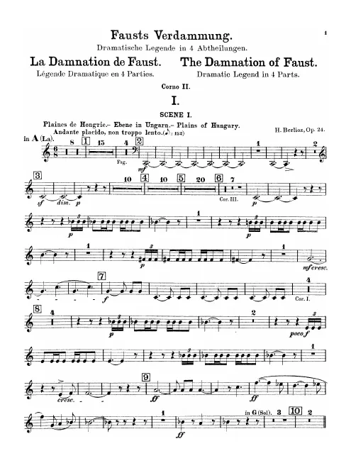 Horn 2 (A/B♭/B/C/D/E♭/F/G)