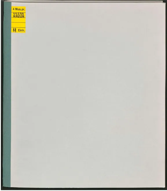 Complete Vocal Score and Orchestra Parts