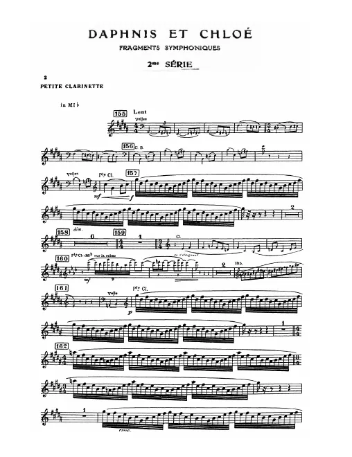 Piccolo Clarinet (E♭, Onstage)
