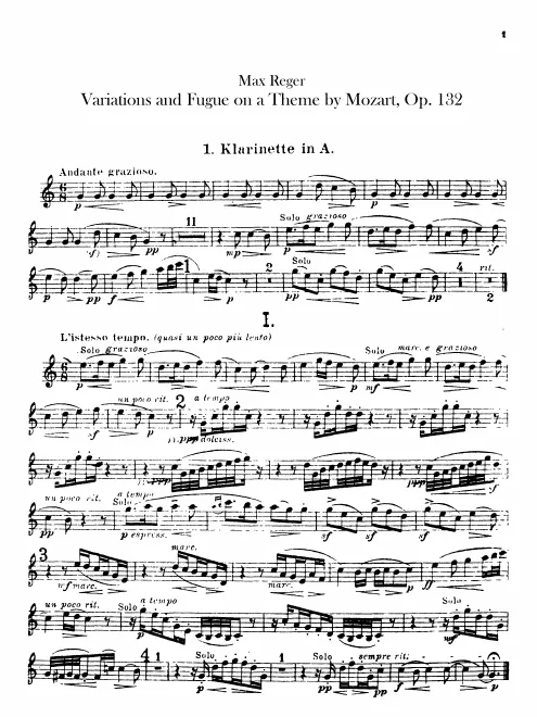 Clarinet 1, 2 (A)