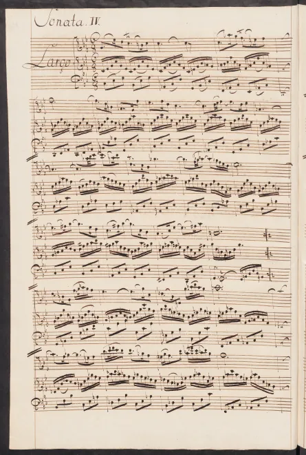 4. Sonata in C major, BWV 1017