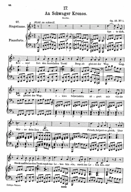 Complete Score (Original / High voice, D minor)