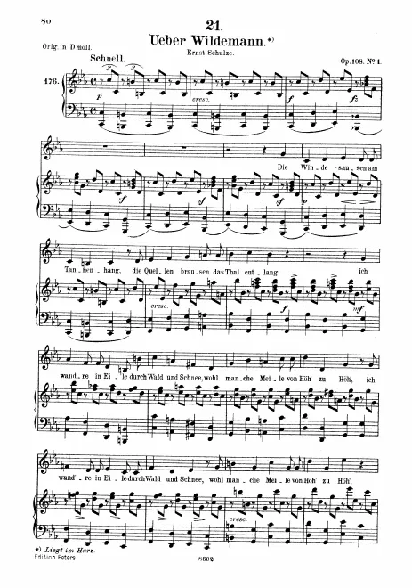 Complete Score (Medium Voice, transposed to C minor)
