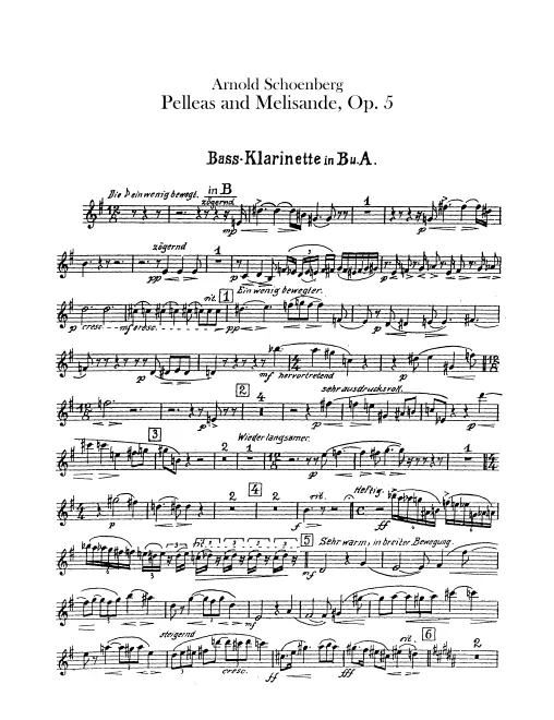 Bass Clarinet 1 (B, A)