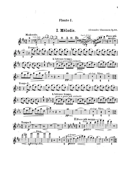 Flute 1, 2