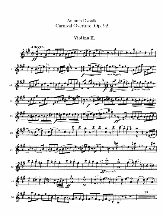 Violins II (added bar numbers)