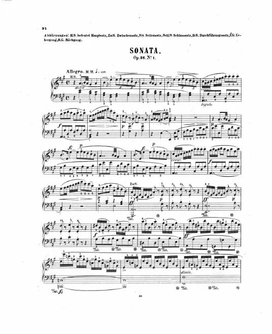 Sonata Op.33 No.1