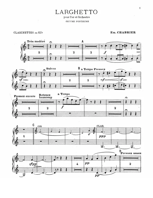 Clarinet 1/2 (B♭)