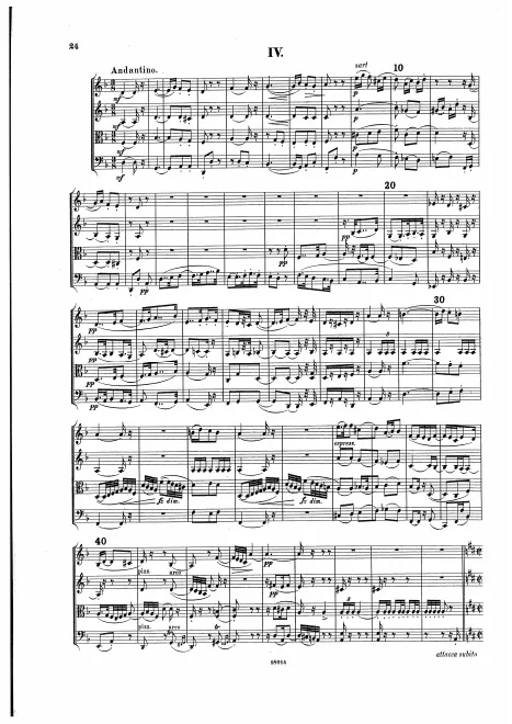 IV. Andantino—Allegro con brio