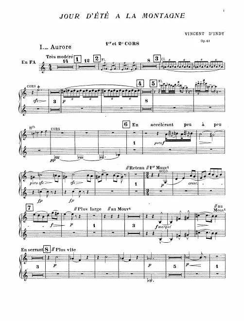 Horn 1/2, 3/4 (F)