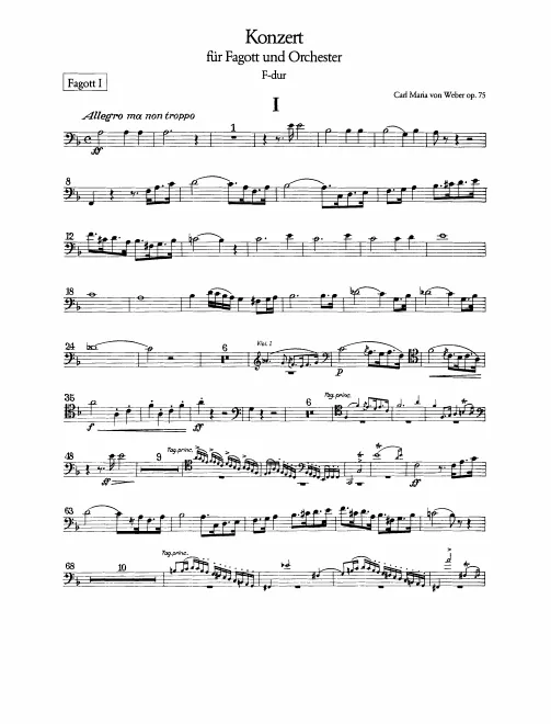 Bassoon 1, 2
