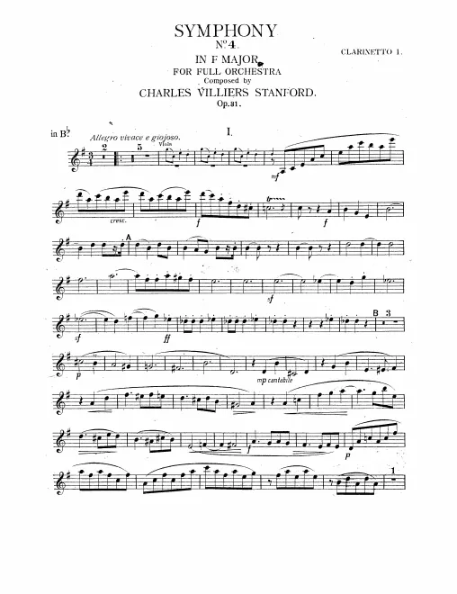 Clarinet 1, 2 (A/B♭)