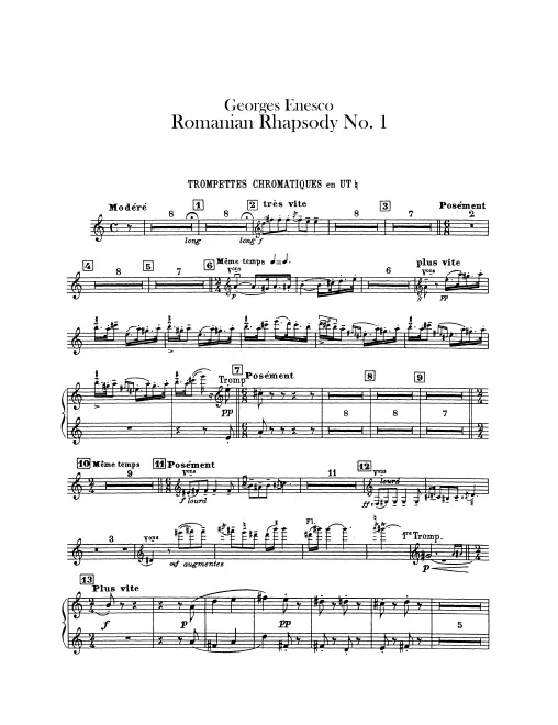 Trumpet 1/2, Cornet 1/2