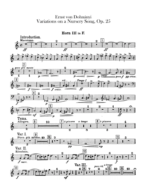 Horn 3 (F)