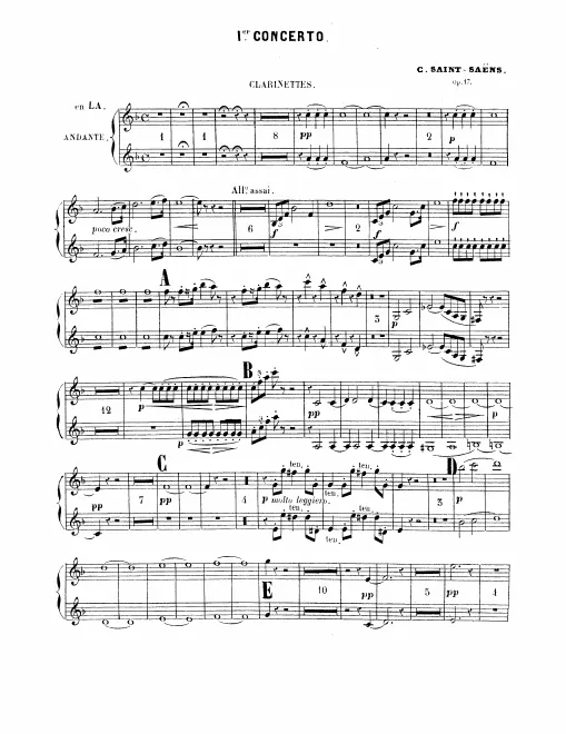 Clarinet 1/2 (A/B♭)