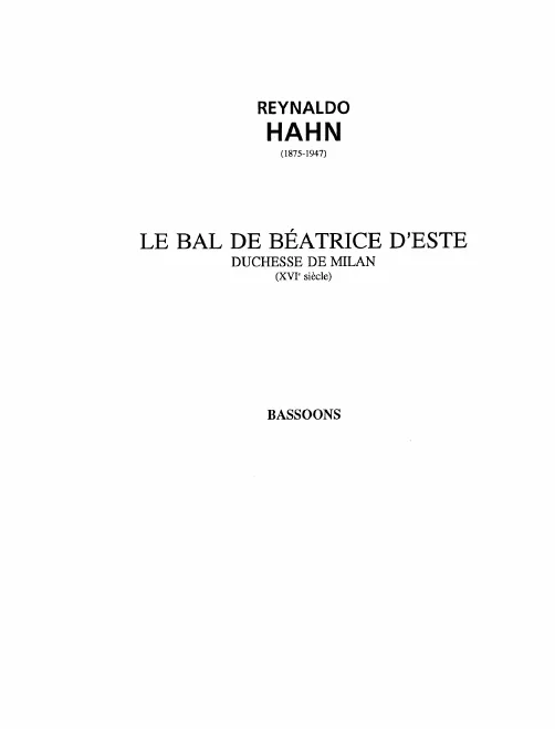 Bassoon 1/2