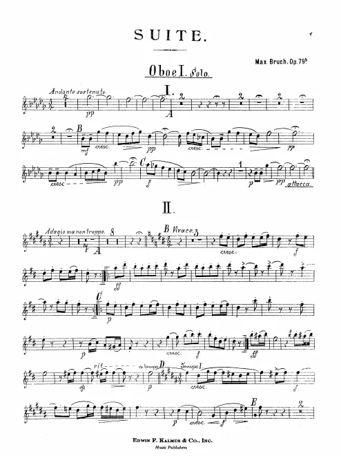Oboe 1, 2, English horn