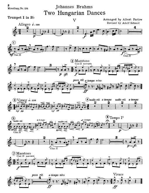 Trumpet 1, 2