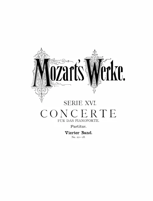 16/4. Concerte für das Pianoforte (Band IV)