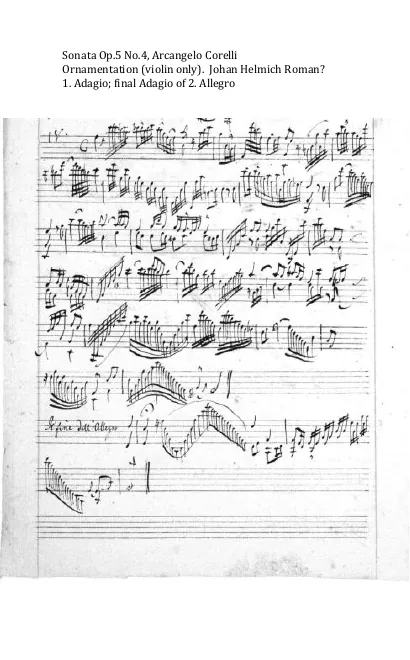 Ornamented Violin Part