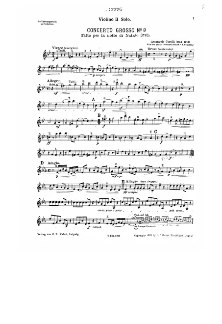 Violin 2 solo