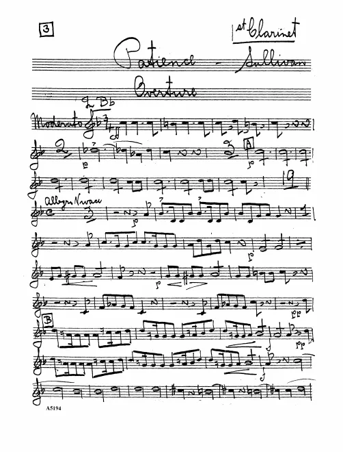 Clarinet 1 (B♭/A)