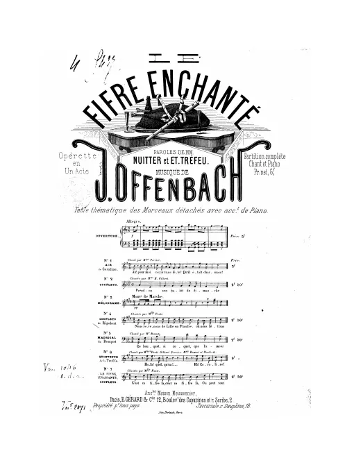 No.4, Couplets: "Nous revenons de Lille en Flandre"