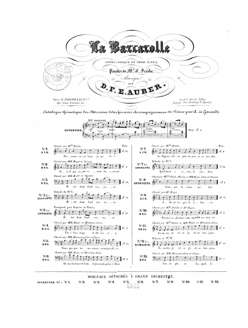 No.9, Air: "Asile où règne le silence"