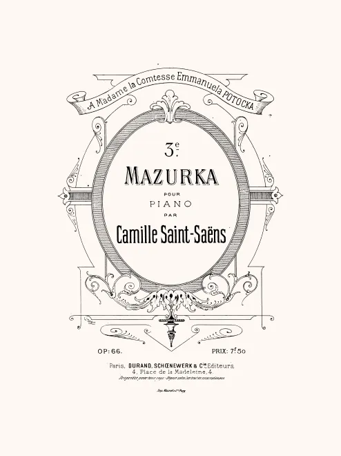 3. Mazurka in B minor, Op.66