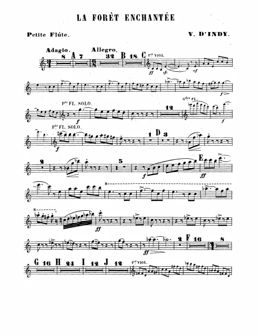 Piccolo, Flute 1/2