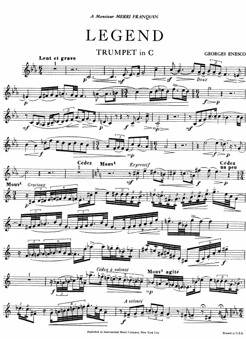 Trumpet (B♭/C) Part